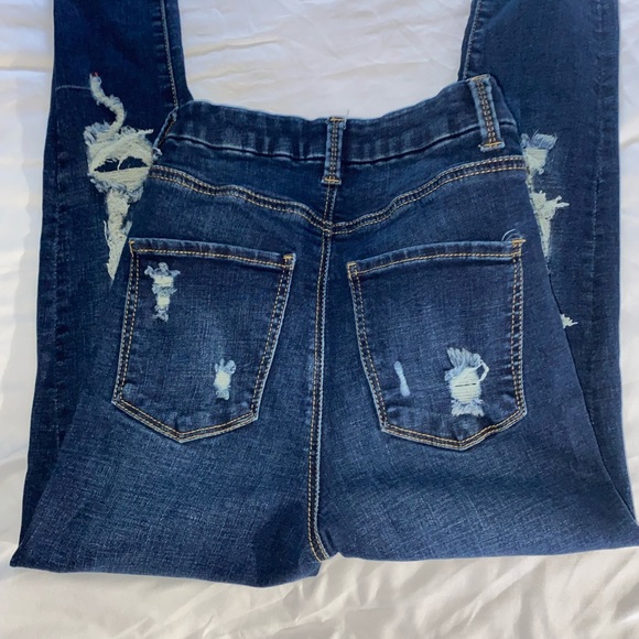 NOBO Super High Rise Distressed Jeans Sz 1 - Picture 2 of 3